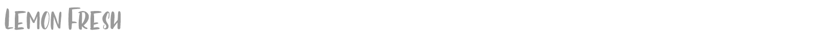Lemon Fresh font preview